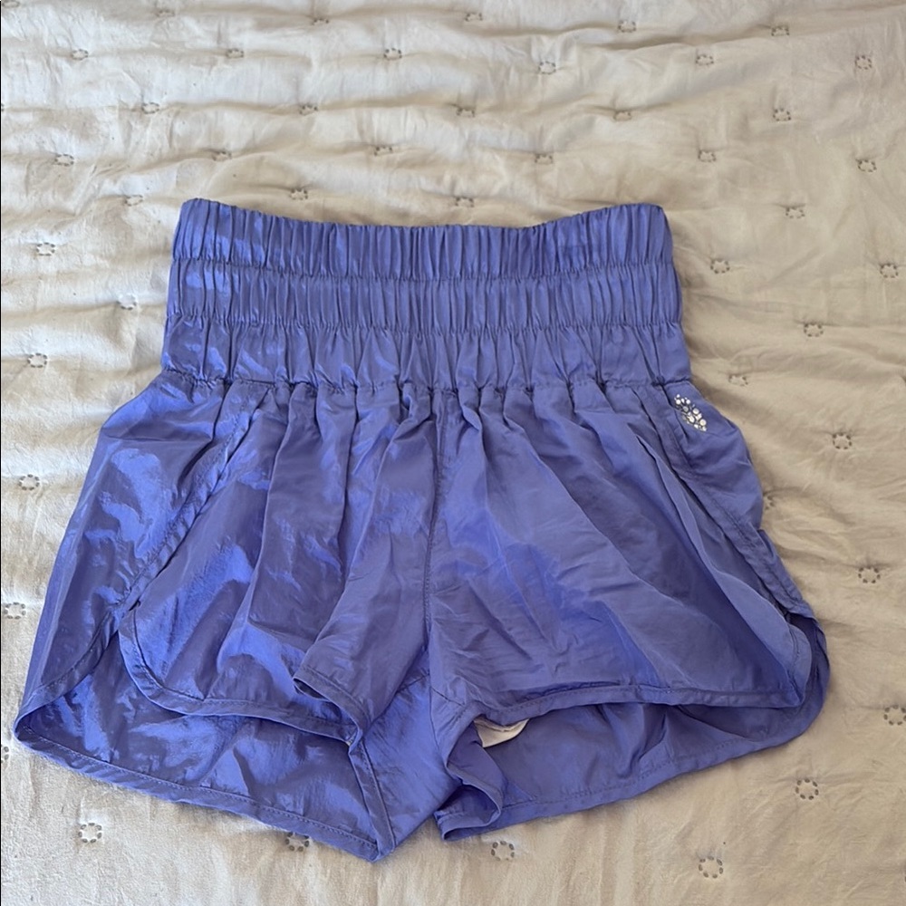 Free People Women's Purple/Blue Shorts